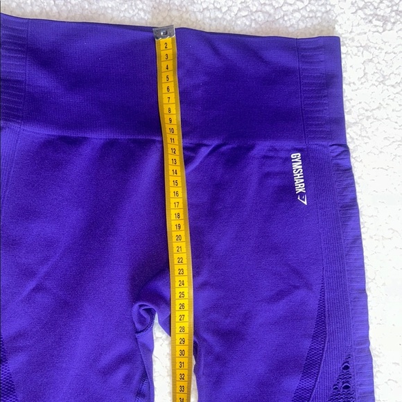 Gymshark Purple Athletic Leggings with Tapered Fit - Picture 5 of 12